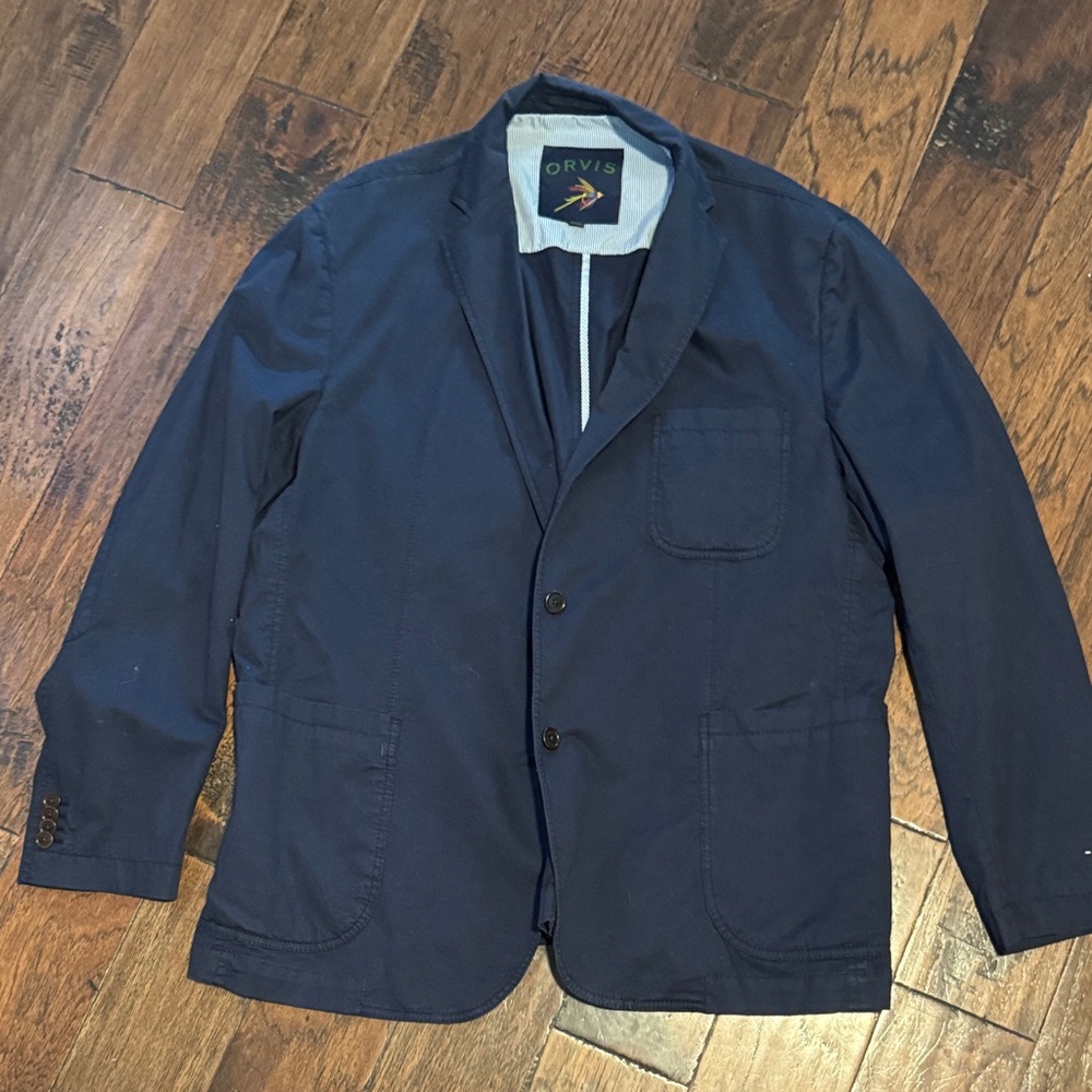 Orvis Dark Blue Casual Blazer